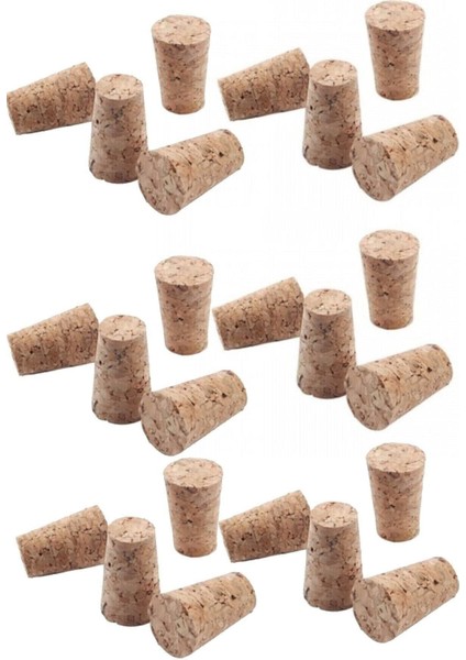 Beyaz Mantar Şişe Tapası 24 Adet, Şişe Kapağı, Tıpa Seti