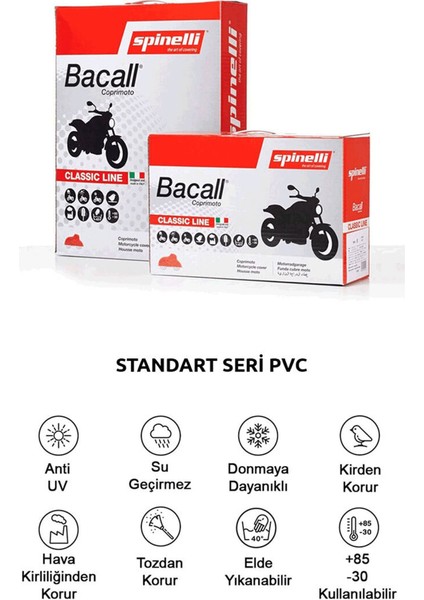 Motosiklet Brandası (A) Gri modelleri