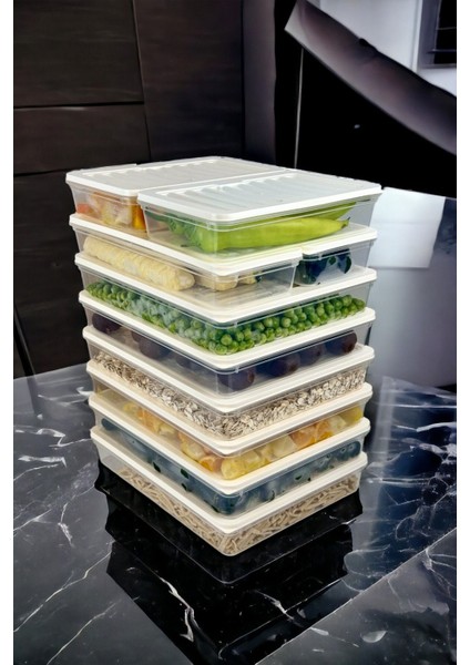 10'lu Fitbox Set Hava Geçirmez Buzluk ve Buzdolabı Düzenleyici Set fiyatları