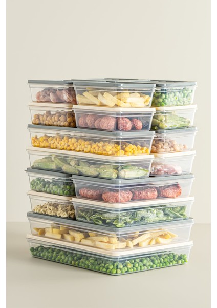 10'lu Fitbox Set Hava Geçirmez Buzluk ve Buzdolabı Düzenleyici Set modelleri