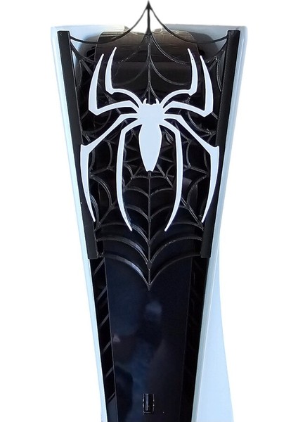 Spider-Man Temalı Özel Tasarım Ps5 Ön Panel Dekorasyonu Kırmızı Veya Beyaz Logolu