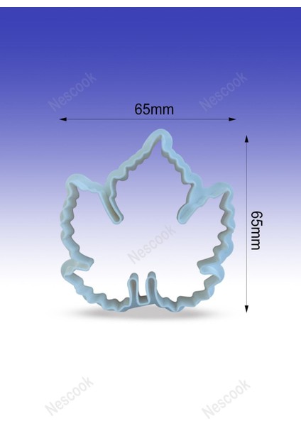 7'Li Tropik / Sonbahar Yaprak Kurabiye Ve Şeker Hamuru Kalıbı / Yapraklar modelleri