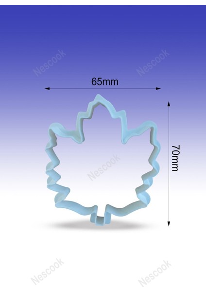7'Li Tropik / Sonbahar Yaprak Kurabiye Ve Şeker Hamuru Kalıbı / Yapraklar fırsatları