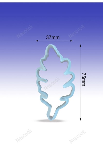 7'Li Tropik / Sonbahar Yaprak Kurabiye Ve Şeker Hamuru Kalıbı / Yapraklar indirimleri