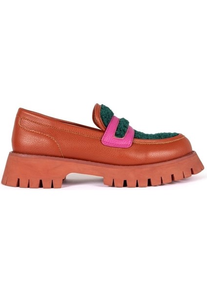 Kürklü Colorblock Ayakkabı
