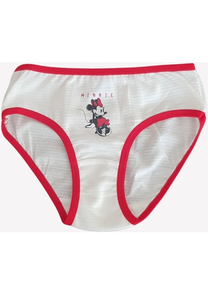 Baskılı Lisanslı Kız Çocuk Külot Minnie Mouse 3'lü Paket fırsatları