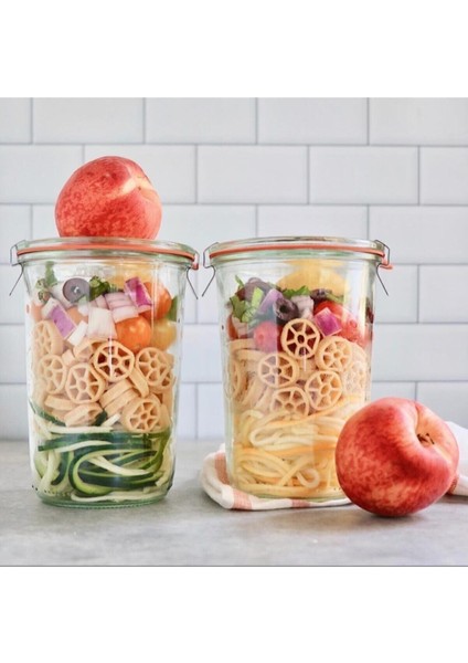 850 ml Cam Kalıp Seti (2'li) – Kolay ve Pratik Kullanım, Krem Renk