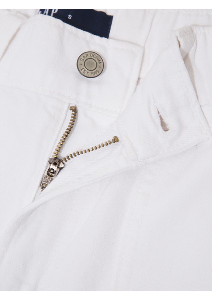 Kadın Beyaz Ultrasoft Easy Utility Denim Şort modelleri