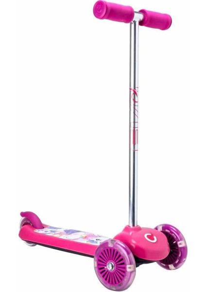 3 Tekerlekli Unicorn Işıklı Scooter: Büyülü Tasarım Güvenli Sürüş fırsatları