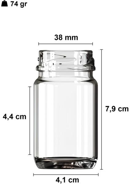 Cam şişe, altın kapaklı, 75 ml, şeffaf, kullanışlı ve şık tasarım, 1 adet fiyatları