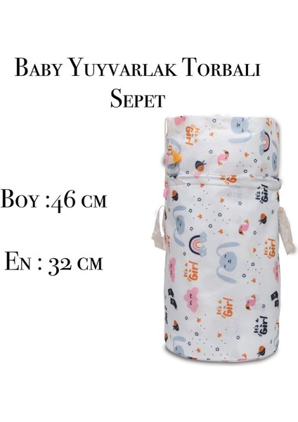 Renkli yuvarlak jüt sepet, oyun ve kirli sepeti, oda aksesuarı, 46x32 cm fırsatları