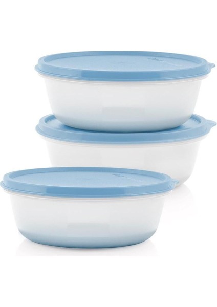 Saklama ve Servis Kabı 630 ml Buz 3'lü Set