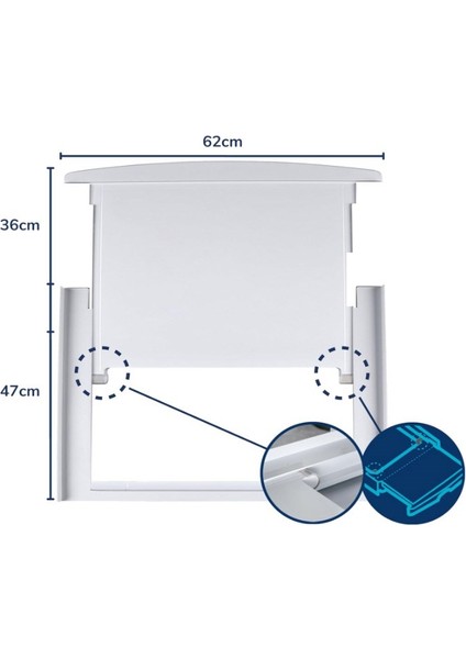 Universal Çamaşır ve Kurutma Makinesi Istifleme Aparatı Kayar Raflı fiyatları