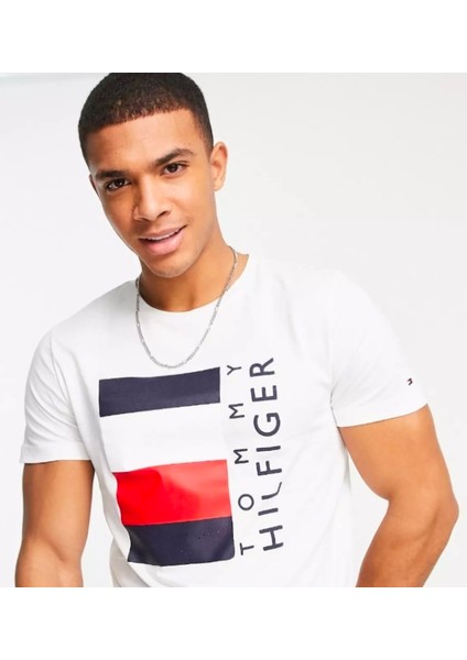 Bisiklet Yaka T-Shirt M-Beyaz