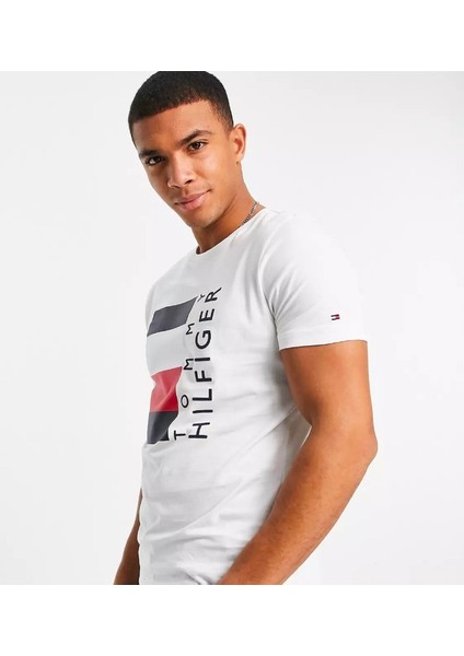 Bisiklet Yaka T-Shirt M-Beyaz