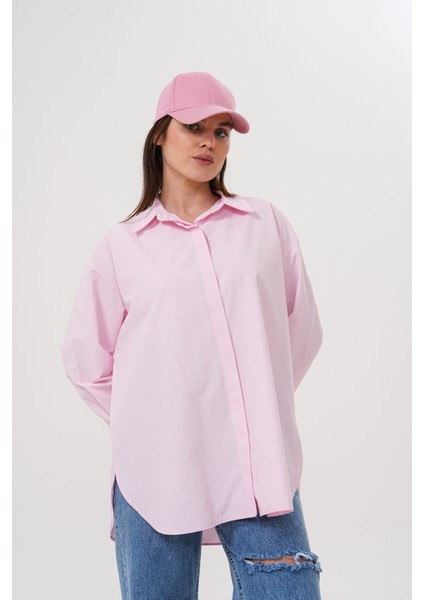 Oversize Kadın Gömlek