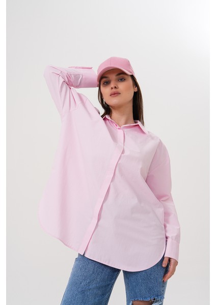 Oversize Kadın Gömlek