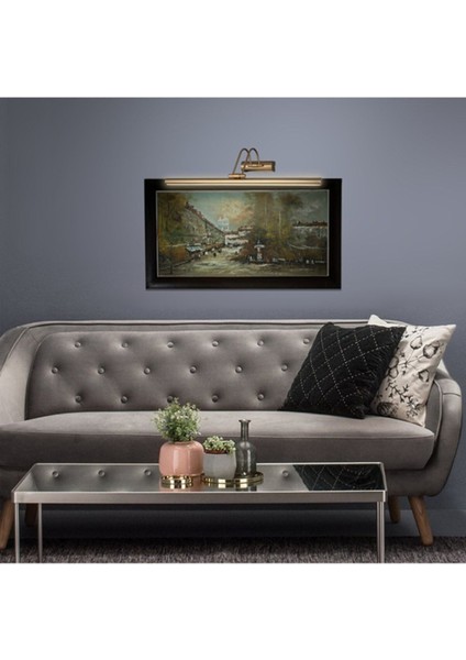 50 cm Banyo Tablo Ayna Üstü LED Flüt Aplik Eskitme modelleri