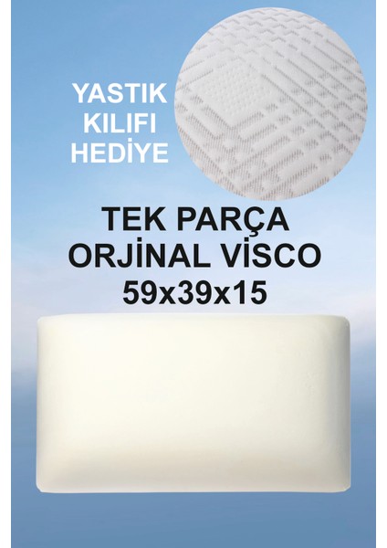 Visco Yastık Ortopedik Boyun Destekli Hafızalı Sünger | Rahat Uyku ve Maksimum Konfor