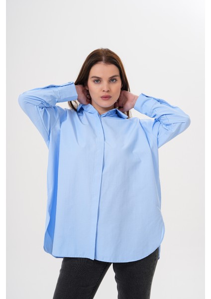 Oversize Kadın Gömlek