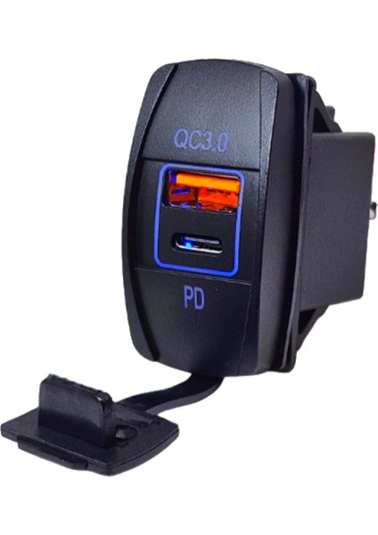 IC-266C-4 Marin Tip Ikili USB 3.0 + Type-C