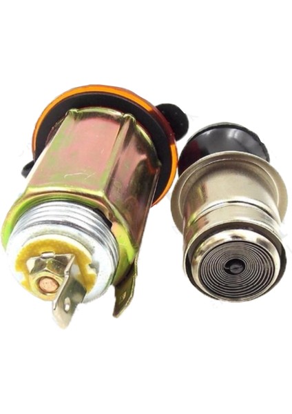 TEKNE BUTONU MARİN IC-246B-6 Çakmak ve Şase Soket 12V 10A