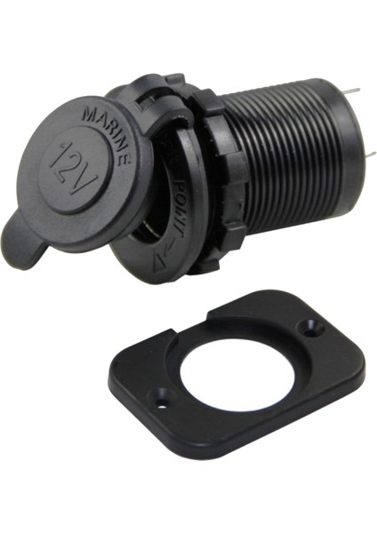 TEKNE BUTONU MARİN IC-246B-5 Çakmaklık Dişi Pano Tip Kulaklı Ø30MM