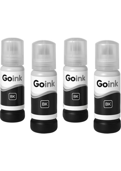 Goink Epson 103 Uyumlu Siyah Mürekkep Seti - 4 x 70ML (Ekonomik Paket)