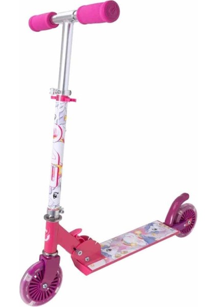 2 Tekerlekli Katlanabilir Unicorn Inline Işıklı Scooter: Pratik, Şık ve Büyülü Sürüş Deneyimi!