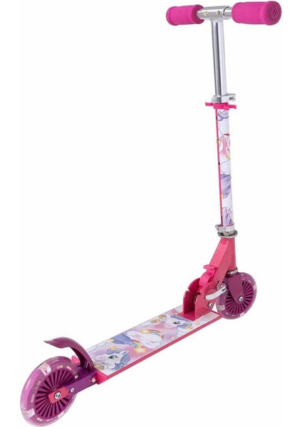 2 Tekerlekli Katlanabilir Unicorn Inline Işıklı Scooter: Pratik, Şık ve Büyülü Sürüş Deneyimi!
