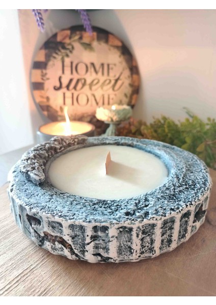 Özel Seri Bohemmum Tasarım Sedir Ağacı Kokulu Soya Wax Mum/ Hediyelik Mum
