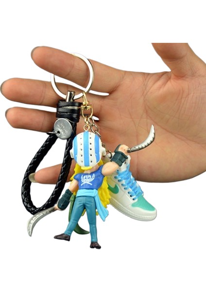Hırsızlar Kralı Nica Luffy ve Solon Ülkesi Ayakkabı Kalıp Aj Anahtarlık Kolye El Aleti Jitterbug Kör Kutu Oyuncak Bebek (Yurt Dışından)