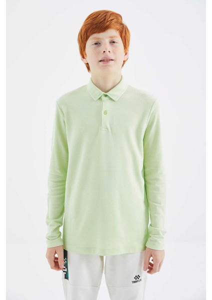 T14EG-11170 Erkek Garson Sweatshirt Polo Yaka