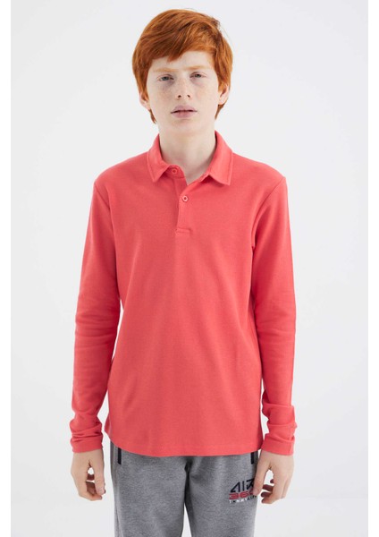 T14EG-11170 Erkek Garson Sweatshirt Polo Yaka