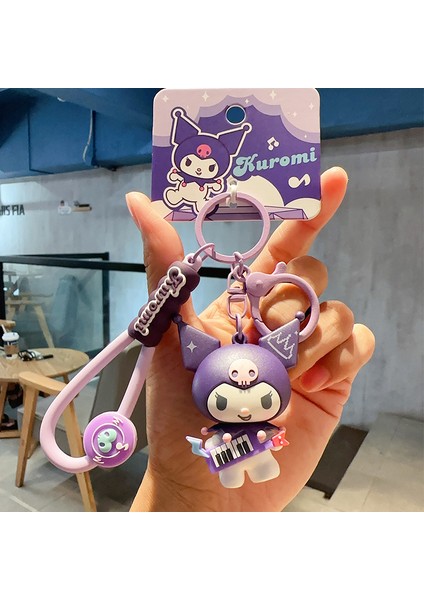 Sanrio Kurome Bebek Anahtarlık Kadın Sevimli Tamagotchi Köpek Peluş Kamera Biblolar (Yurt Dışından)