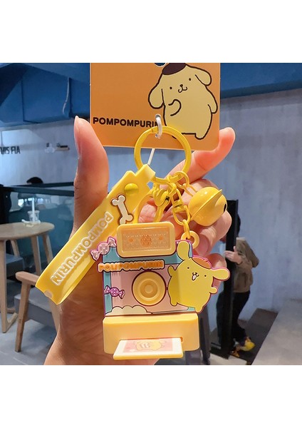 Sanrio Kurome Bebek Anahtarlık Kadın Sevimli Tamagotchi Köpek Peluş Kamera Biblolar (Yurt Dışından)
