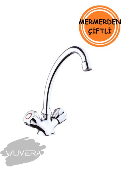 Klasik Çift Çıkışlı Contalı Batarya – Sıcak & Soğuk Su Uyumlu