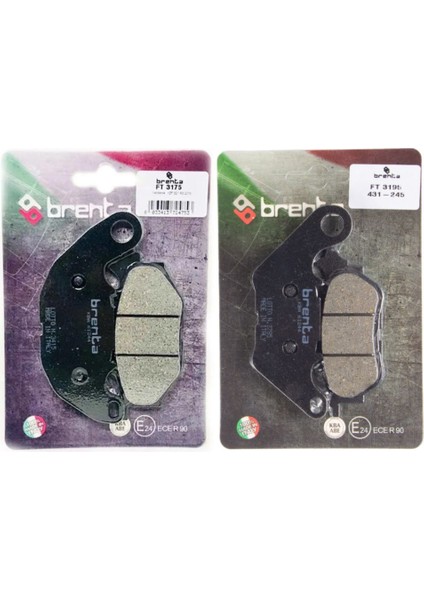 Yamaha Yzf R25 Ön Arka Fren Balatası Brenta Takım