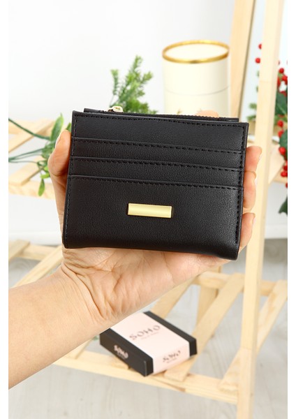 Orijinal Kadın Çok Gözlü Bol Kartlıklı Çıtçıtlı Bozuk & Kağıt Para Bölmeli Kredi Kartlık & Cüzdan