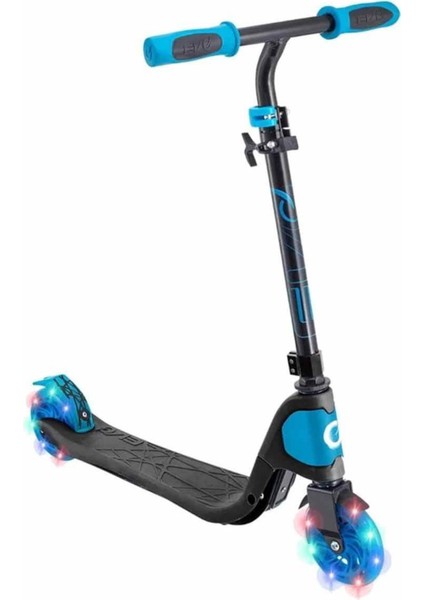2 Tekerlekli Katlanabilir Light Speed Işıklı Mavi Scooter ile Her Yolculuk Bir Keşif!