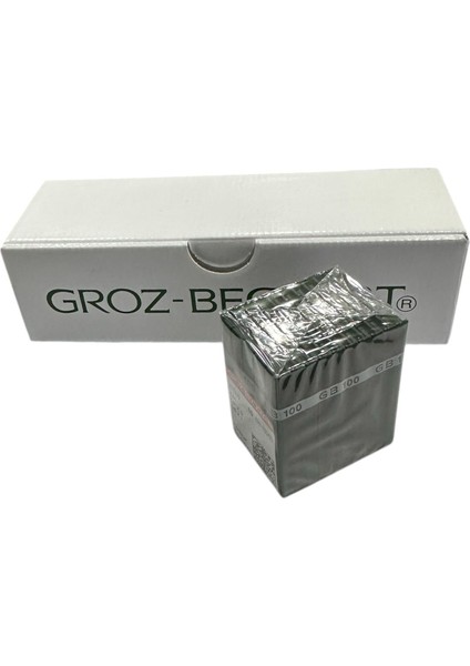 14 Numara 1985/175X1/175X5/TQX1 Groz Beckert Kısa Düğme Iğne ( 100 Lük Paket)