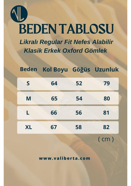 Erkek Oxford Kumaş Likralı Uzun Kol Gömlek -Taş