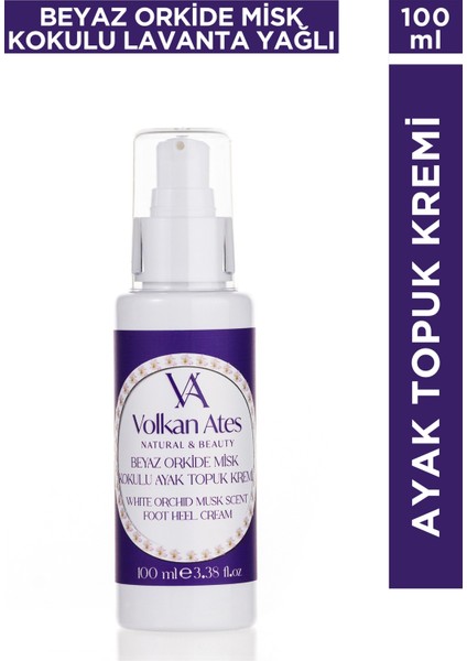 Lavanta Yağlı & Beyaz Orkide - Misk Kokulu Ayak Topuk Kremi 100 ml
