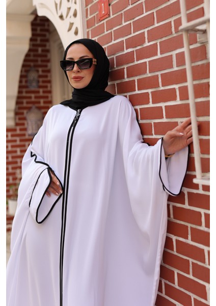 Sultan Abaya Dubai Ipeği -1002
