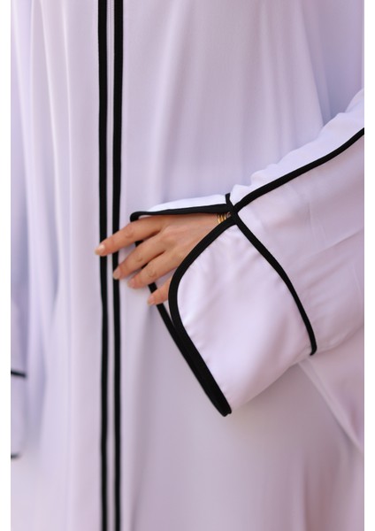 Sultan Abaya Dubai Ipeği -1002