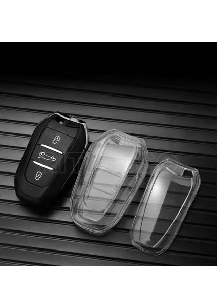 Citroen C4 Sustasız Anahtar Kılıfı Şeffaf fiyatları