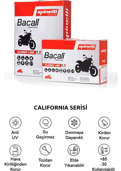 California Motosiklet Brandası (A1) Gri fiyatları