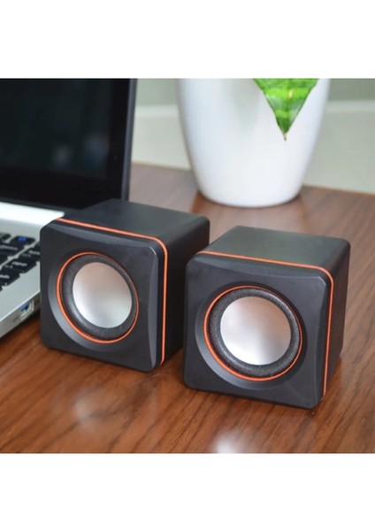 Mini 1+1 Taşınabilir Kablolu Hoparlör – Güçlü Ses, Şık Tasarım! 3.5mm Aux & USB ile Pc, Mp3 ve Telefon Uyumlu fırsatları