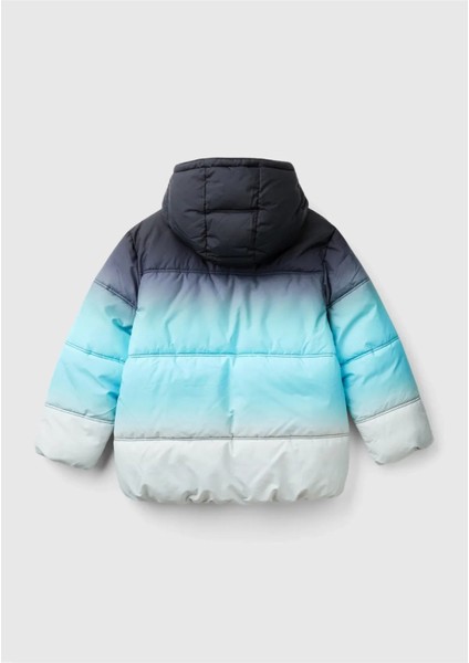 Benetton Erkek Çocuk Kapüşonlu Şişme Mont Bnt-B 23G5CN05W-24K