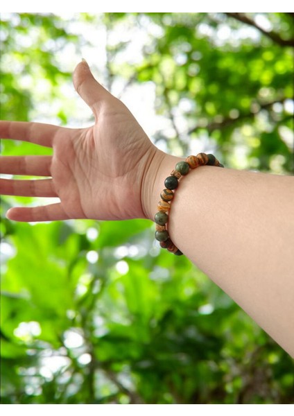 Kanada Yeşim Taşı Tibet Akik (Zihinsel Denge Dayanıklılık ) Bileklik fırsatları